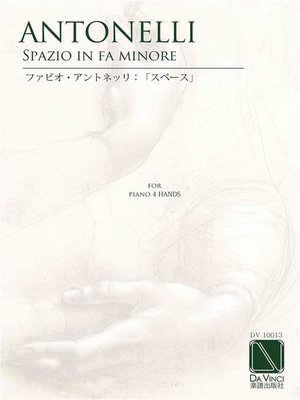 cover image of Spazio in f minor, for piano 4 hands